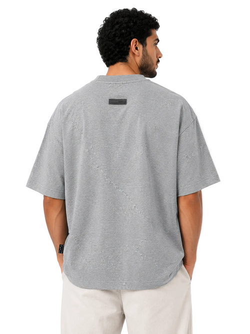Dune Weave Textured Box Fit T-Shirt