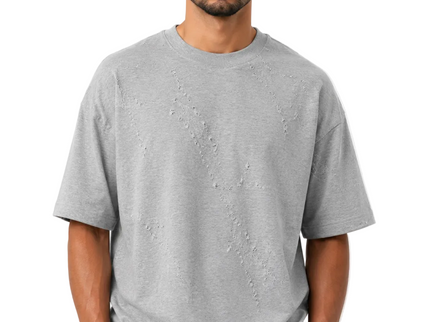 Dune Weave Textured Box Fit T-Shirt