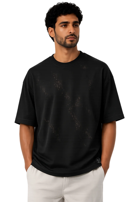 Dune Weave Textured Box Fit T-Shirt