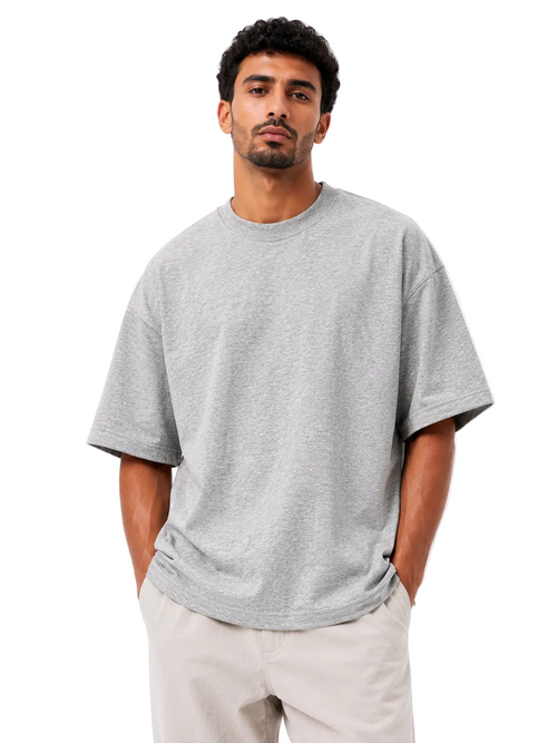 Ripple Knit Box Fit T-Shirt