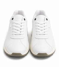 Minimal Lace-Up Casual Sneakers Dotted