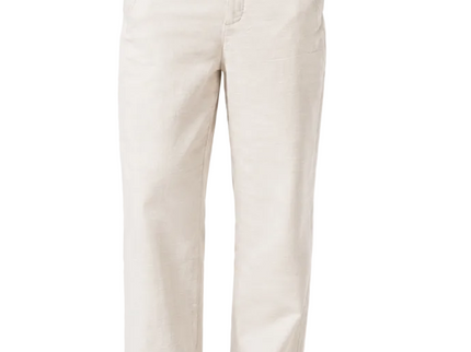 Linen Blend Wide Leg Trousers