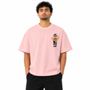 Urban Sketch Box Fit T-Shirt  Pink
