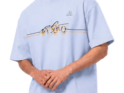 El Niño Box Fit T-Shirt – Ice Blue