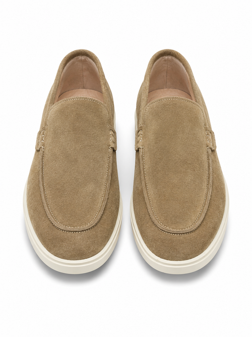 CloudStep Suede Slip-On Loafers