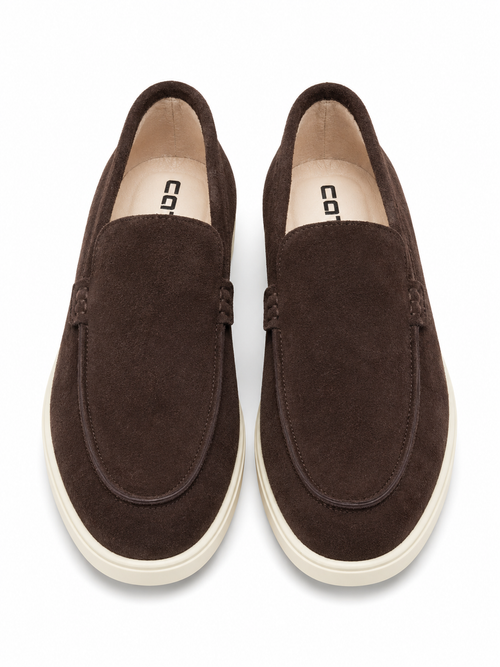 CloudStep Suede Slip-On Loafers