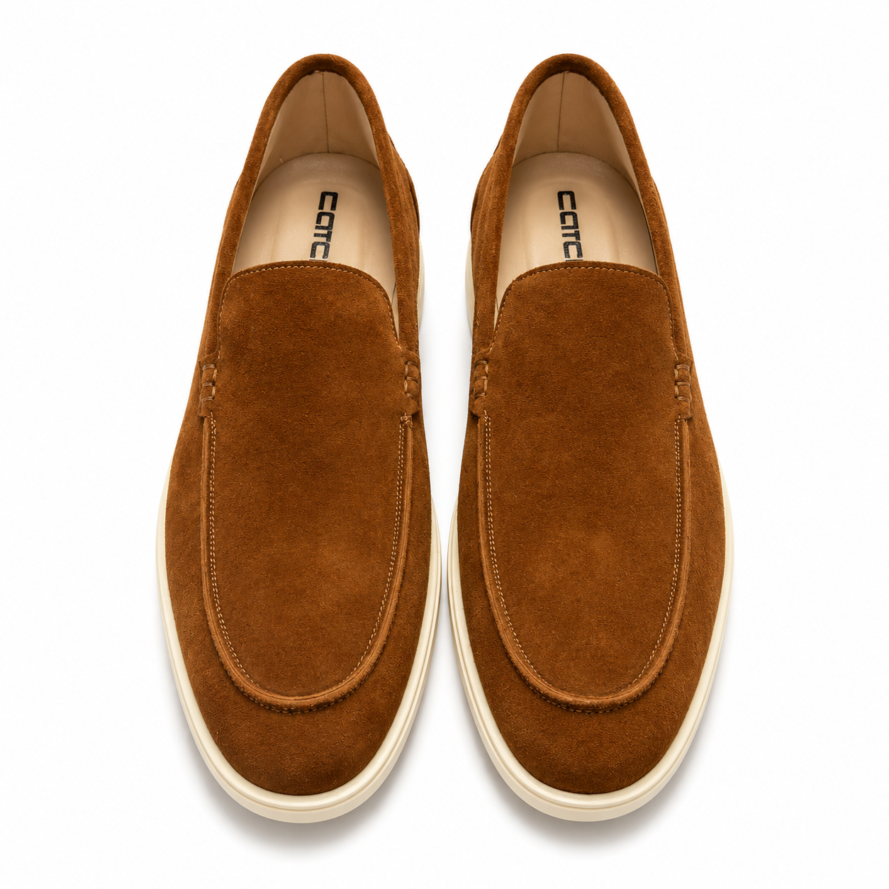 CloudStep Suede Slip-On Loafers