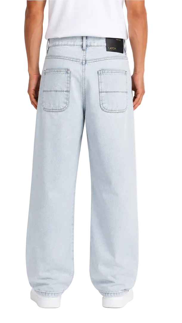 Relaxed Wide Leg Jeans