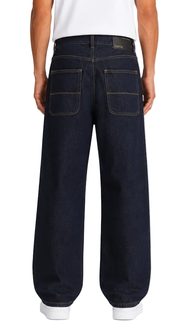 Relaxed Wide Leg Jeans