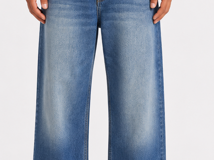 Relaxed Wide Leg Jeans