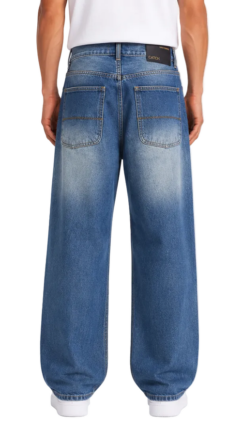 Relaxed Wide Leg Jeans