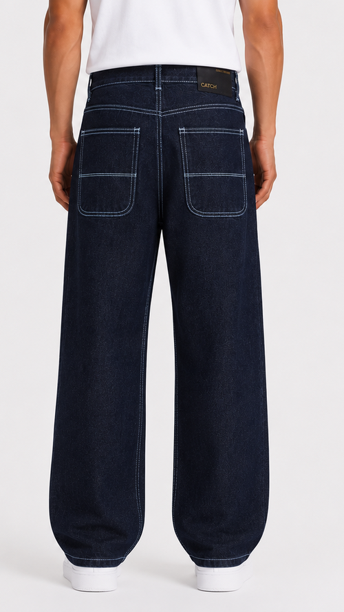 Relaxed Wide Leg Jeans
