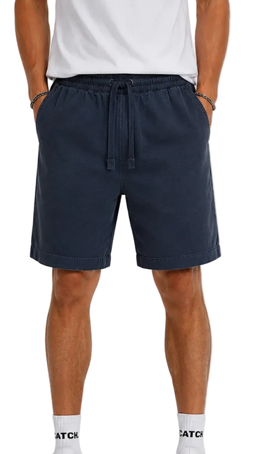 Vintage Washed Drawstring Shorts