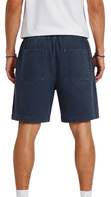 Vintage Washed Drawstring Shorts
