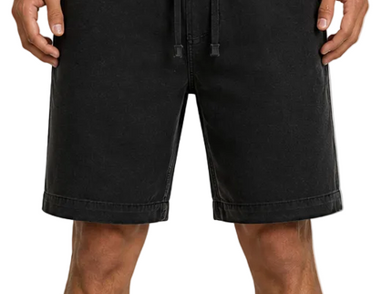 Vintage Washed Drawstring Shorts