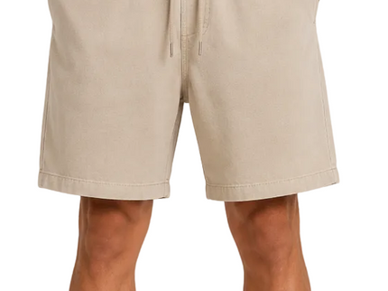 Vintage Washed Drawstring Shorts