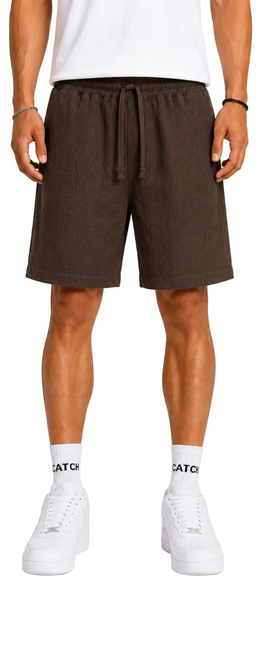 Textured Linen Relaxed Shorts