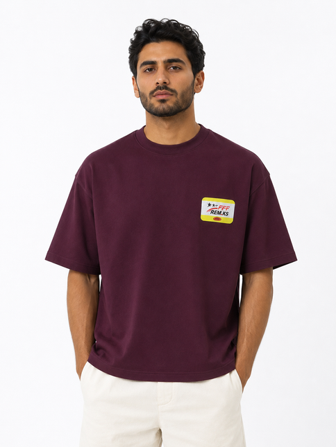 Remix Oversized Crew Neck T-Shirt