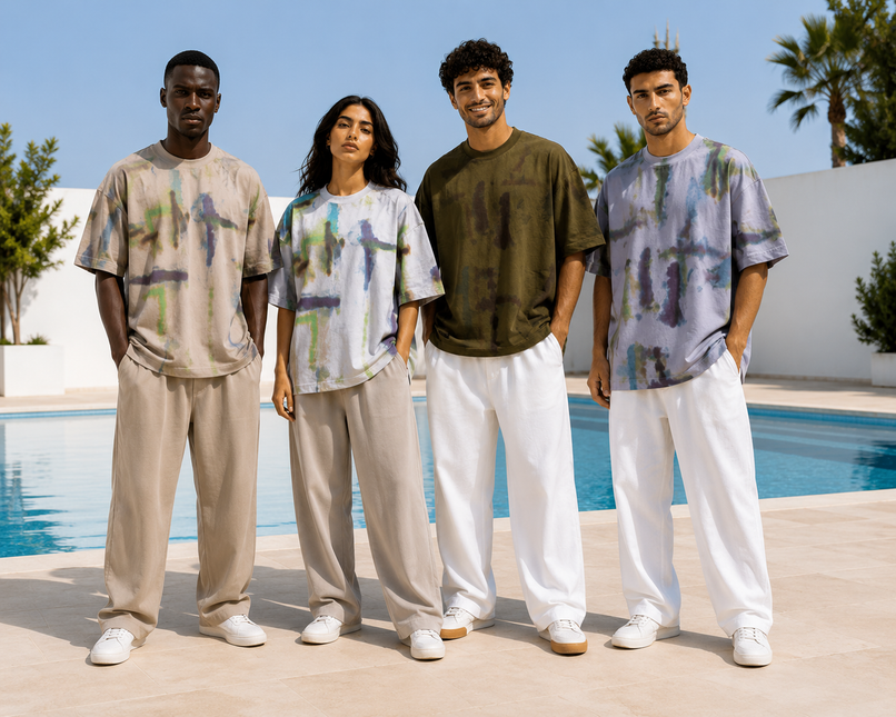 Color Way Box Fit T-Shirt