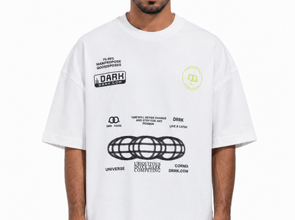 Abstract Graphic Oversized T-Shirt