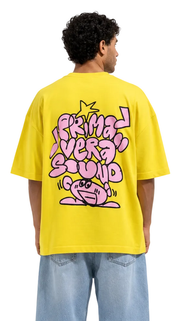 Yellow Sound Printed T-Shirt