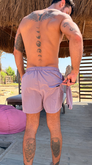 Essential Swim Shorts Set With Utility Bag