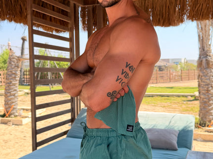 Essential Swim Shorts Set With Utility Bag