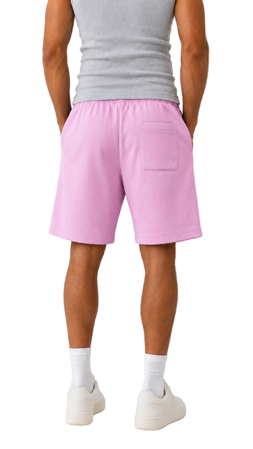 Relaxed Essential Sweat Shorts – Baby Pink