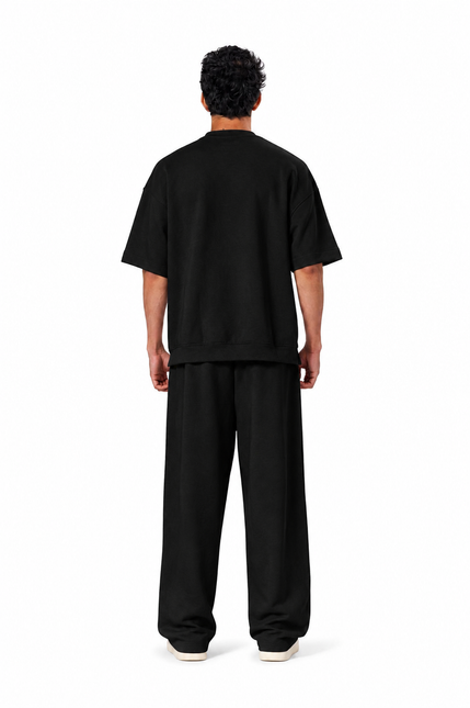 Crew Neck Oversized Fit Pocket Suit
