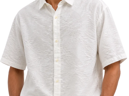 Different Textured Resort Shirt