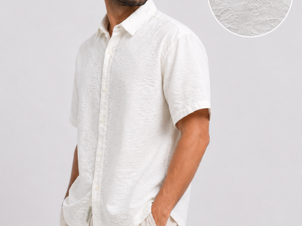 Different Textured Resort Shirt