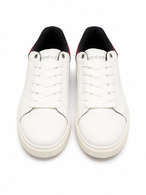 Catch Contrast Red Premium Sneakers