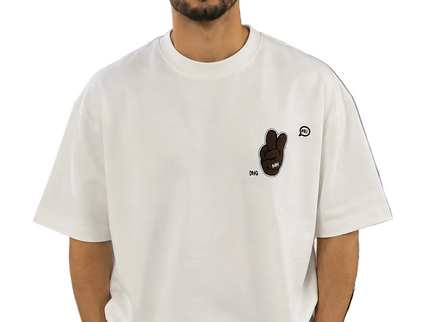 Box Fit Peace Sign T-Shirt
