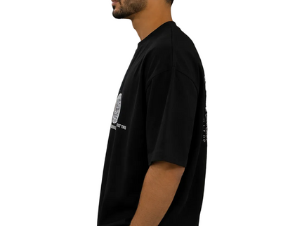 Box Fit White Graphic T-shirt