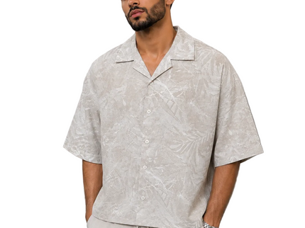 Tropical Print Box Shirt
