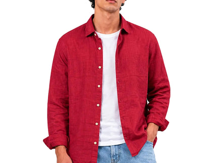 Linen Regular Fit Long Sleeve Shirt