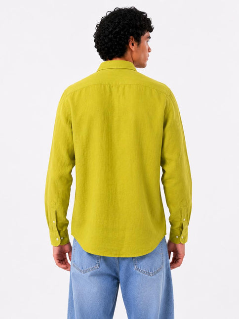 Linen Regular Fit Long Sleeve Shirt