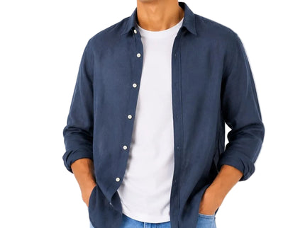 Linen Regular Fit Long Sleeve Shirt