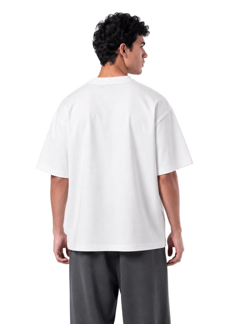 Crew Neck Oversized Fit Creek Printed T-Shirt
