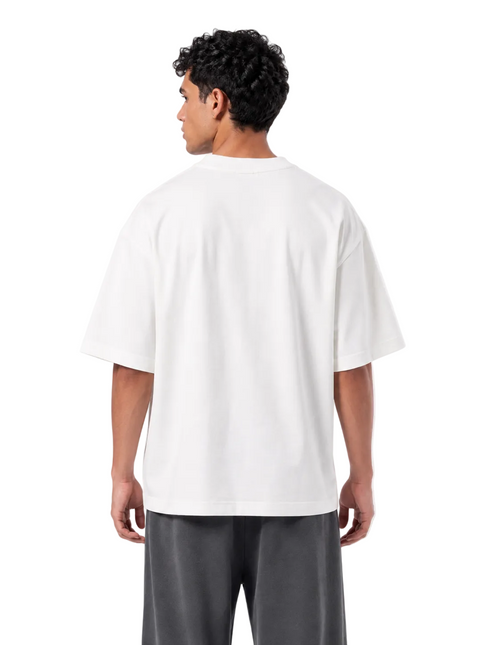 Oversized Suture Graphic Print T-Shirt