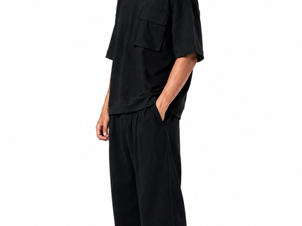 Crew Neck Oversized Fit Pocket Suit