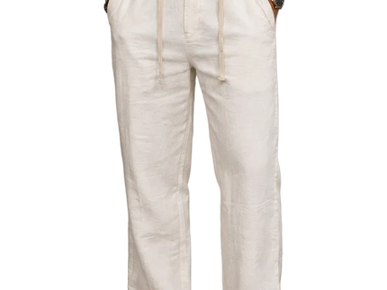 Relaxed Linen Straight Pants