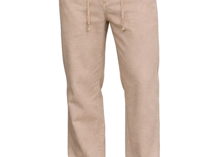 Relaxed Linen Straight Pants