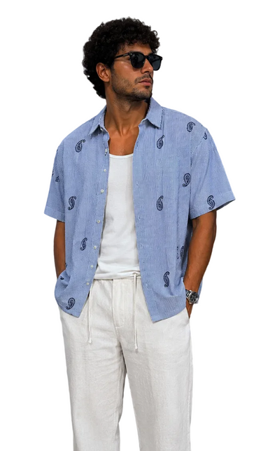 Printed Box Fit Shirt