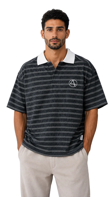 Striped Polo T-Shirt