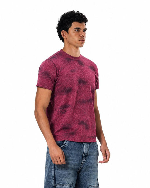 Velvet Textured Slim Fit T-Shirt