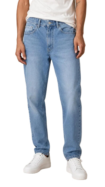 Washed Basic Slim Fit Jeans
