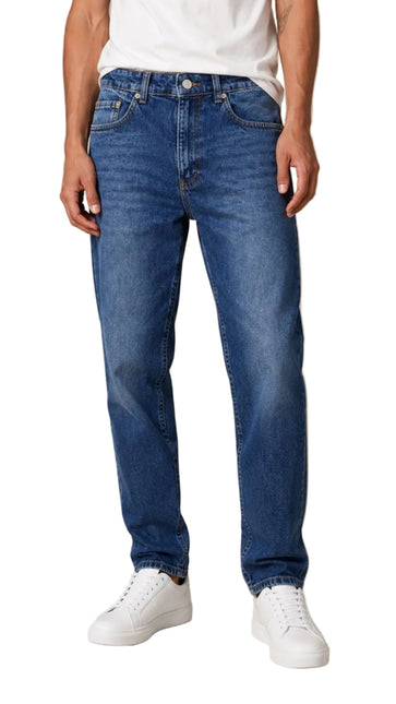 Washed Basic Slim Fit Jeans