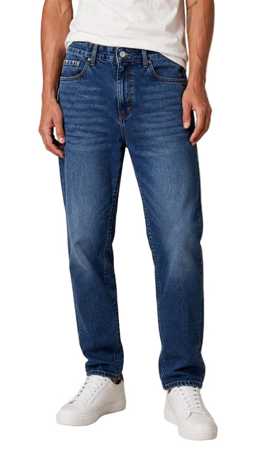 Washed Basic Slim Fit Jeans