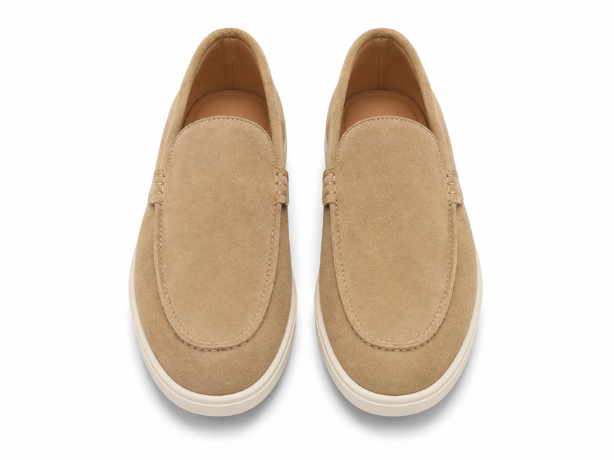 CloudStep Suede Slip-On Loafers